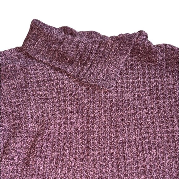 Christopher & Banks Chunky Knit Soft Sweater-Purple-Size Large-GUC - Picture 6 of 9